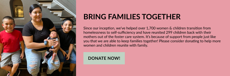 Time for Change Foundation Donate Banner